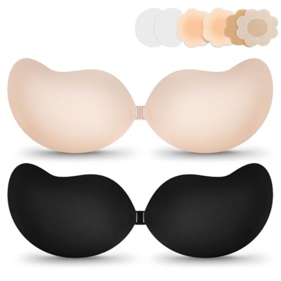Backless Bra Sticky - EIDOS Strapless Backless Sticky Push Up