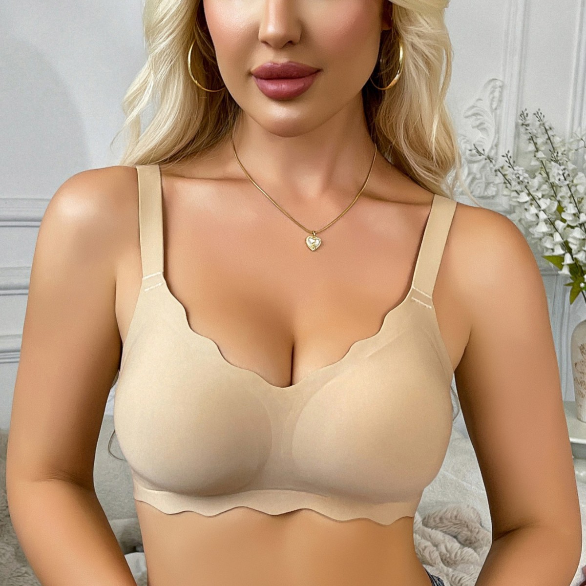 Women's Leopard Print Seamless – Wirefree Bra Comfort recenzja i cena