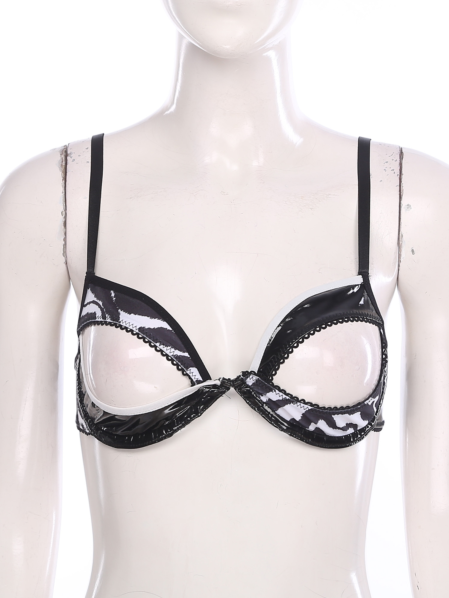 Womens Hollow Out Cup Bra Shin – Demi Bra Balconette recenzja i cena