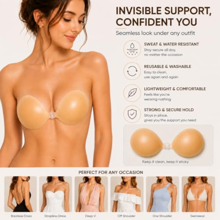 Hasimor Sticky Bra Ultra Thin  – Backless Bra Sticky recenzja i cena