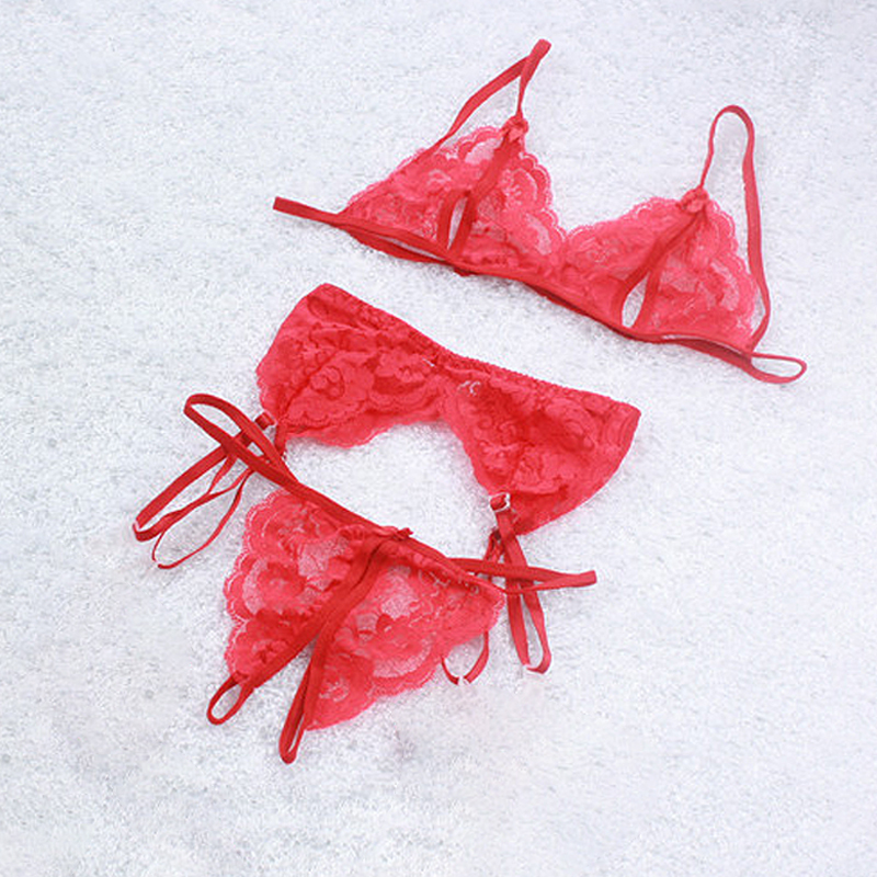1 Set Women's Lace Lingerie, S – Sheer Mesh Bra recenzja i cena