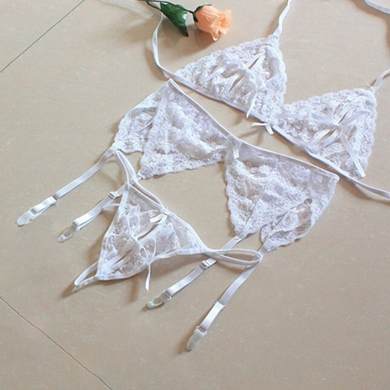 1 Set Women's Lace Lingerie, S – Sheer Mesh Bra recenzja i cena