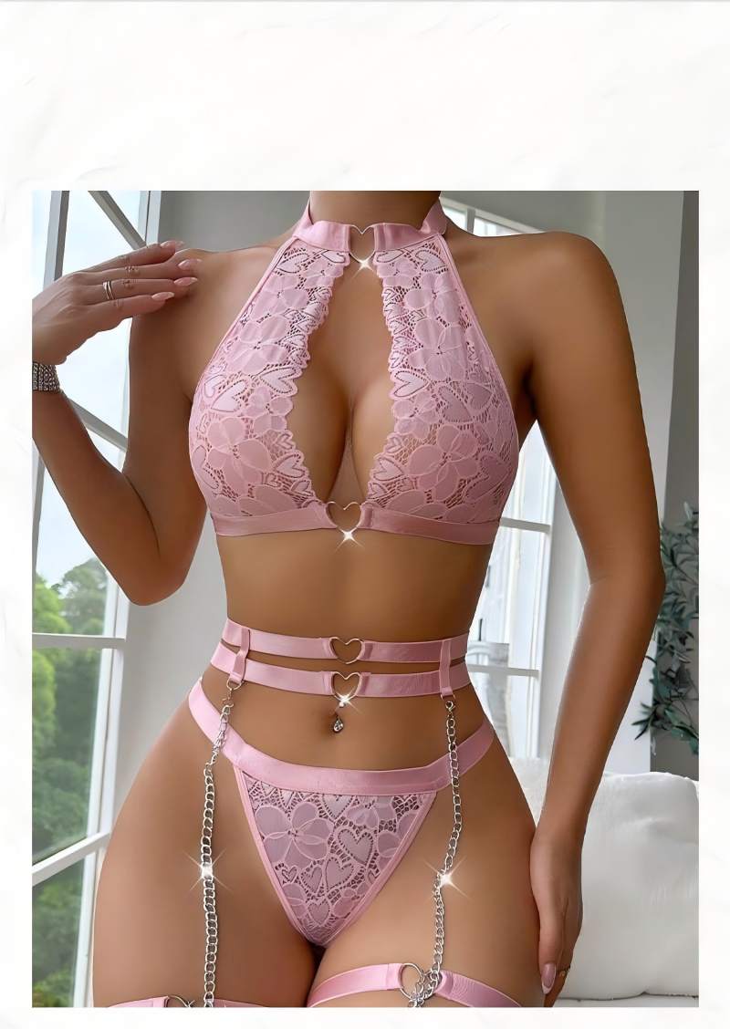 Sexy Lingerie Set Push Up Lace – Underwire Bra Padded recenzja i cena