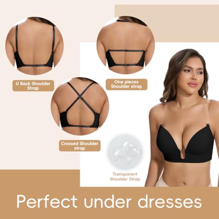 JOYSHAPER Plunge Bras for Wome – Plunge Bra Push Up recenzja i cena