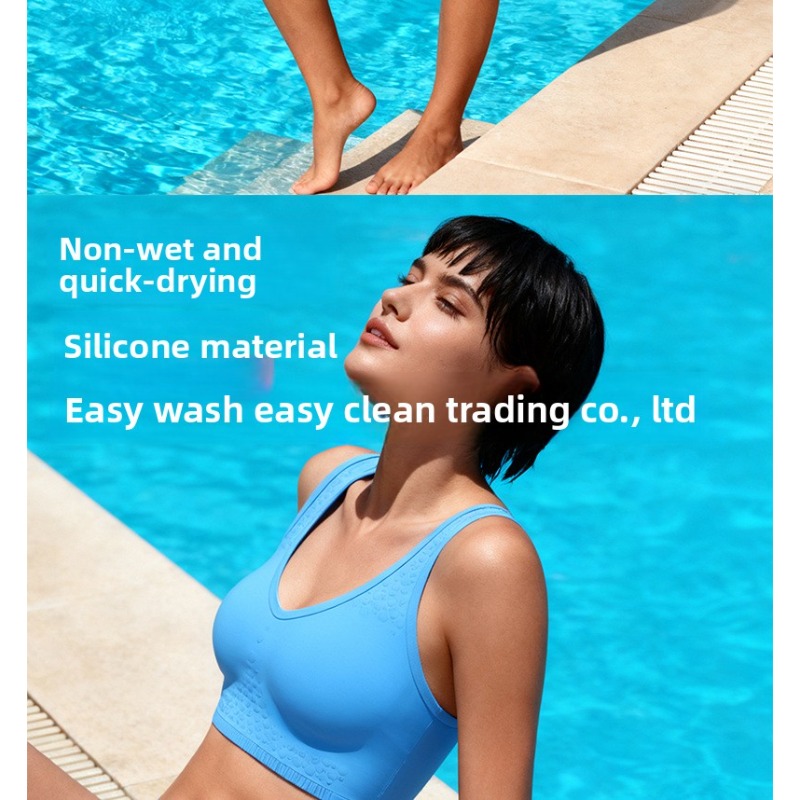 Silicone Women Swim Bikini Set – Minimizer Bra Women recenzja i cena