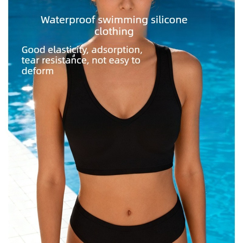Silicone Women Swim Bikini Set – Minimizer Bra Women recenzja i cena