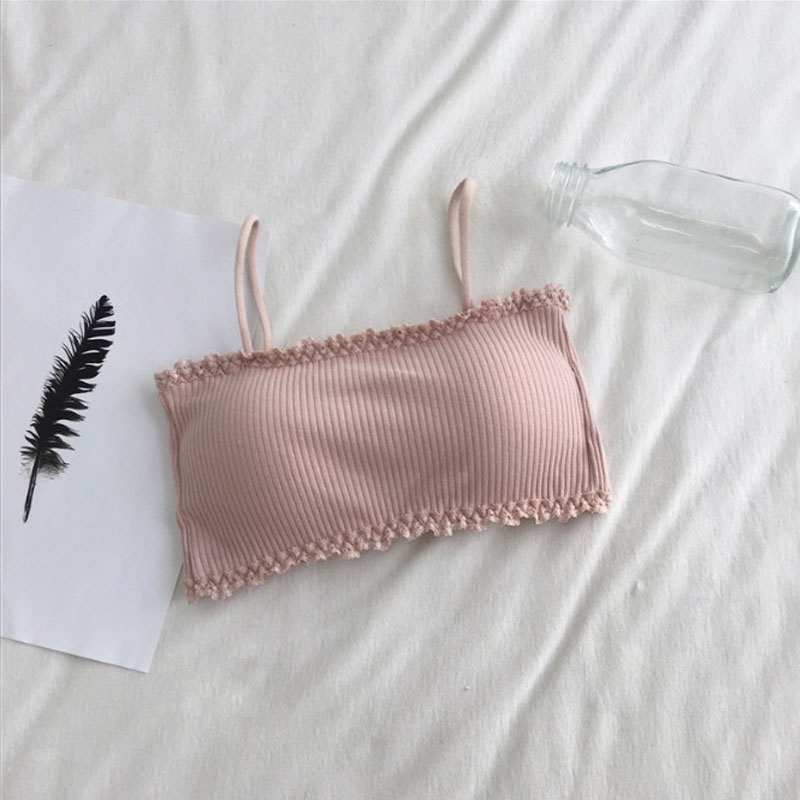 Women's Cotton Bra Female Tube – T Shirt Bra Seamless recenzja i cena