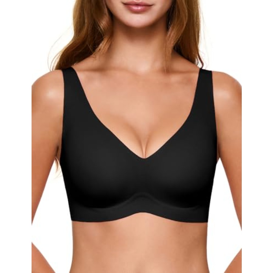 Deep V Jelly Bras for Women, W – T Shirt Bra Seamless recenzja i cena