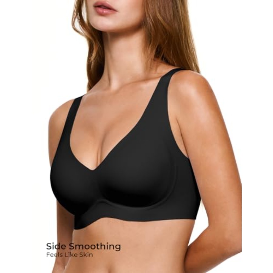 Deep V Jelly Bras for Women, W – T Shirt Bra Seamless recenzja i cena