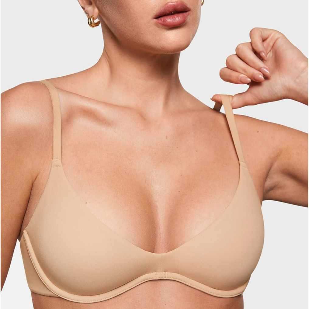 Women's Deep V Unpadded Seamle – Wirefree Bra Comfort recenzja i cena