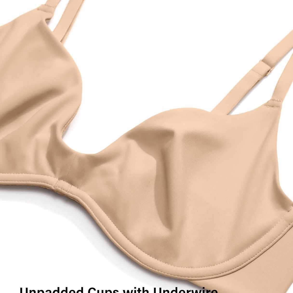 Women's Deep V Unpadded Seamle – Wirefree Bra Comfort recenzja i cena
