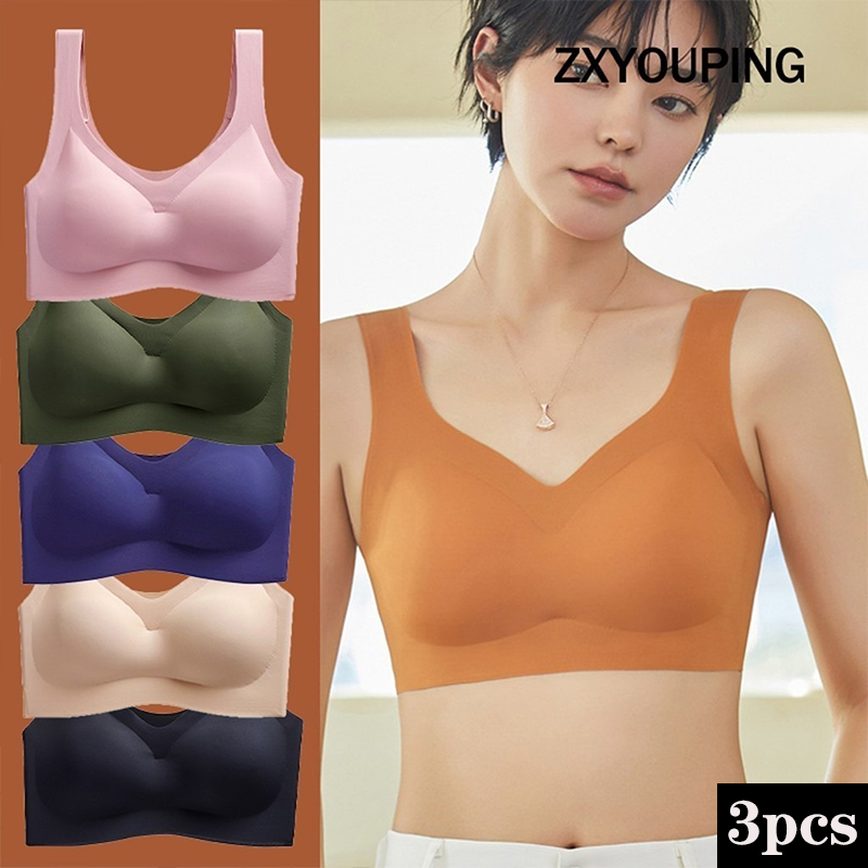 3PCS Sexy Sports Bra Seamless  – Cotton Bra Everyday recenzja i cena
