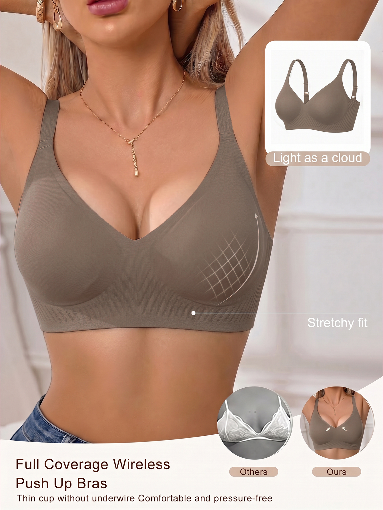 Full Coverage Push Up Jelly Su – Full Coverage Bra recenzja i cena