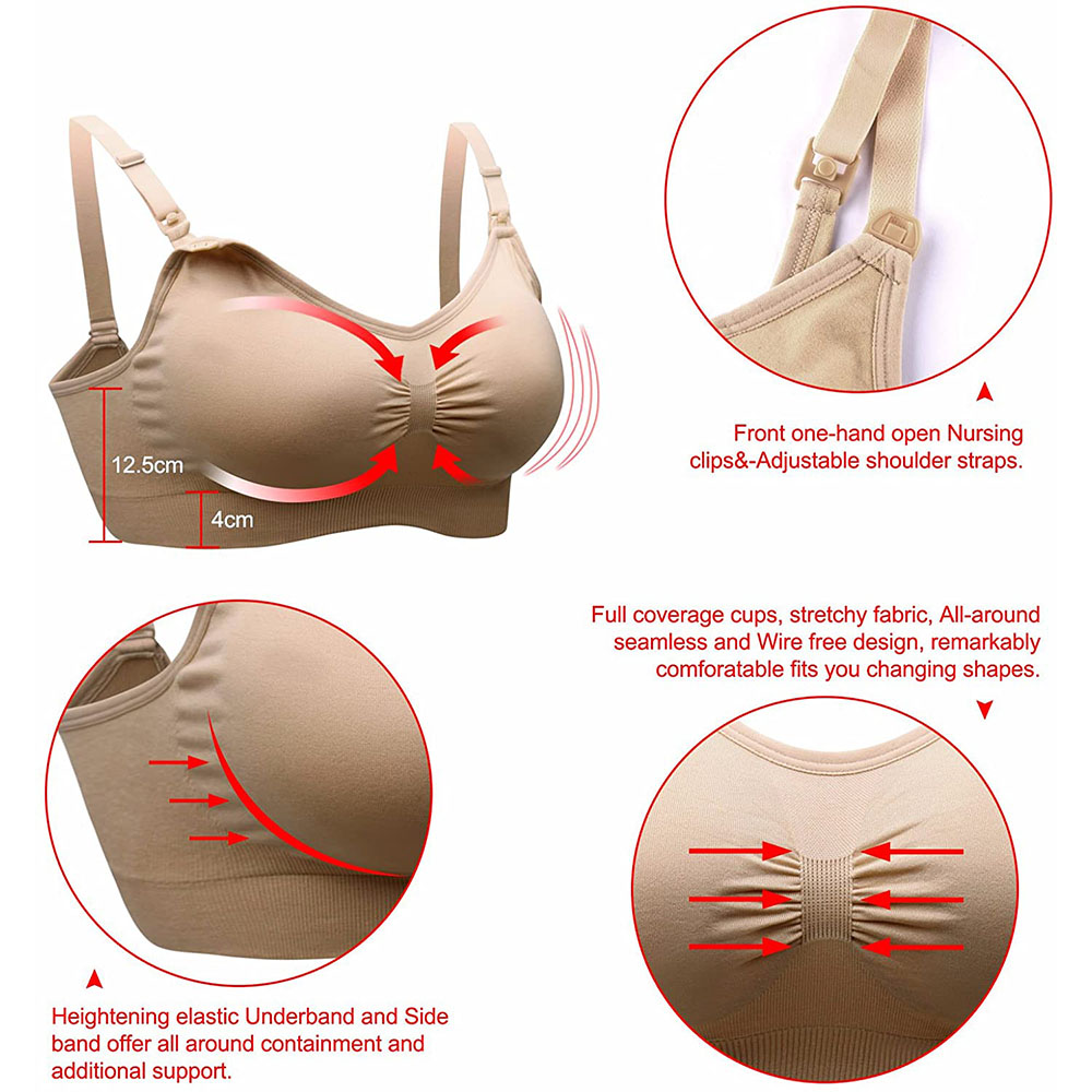 Womens Maternity  Nursing Bra  – Sleep Bra Bralette recenzja i cena