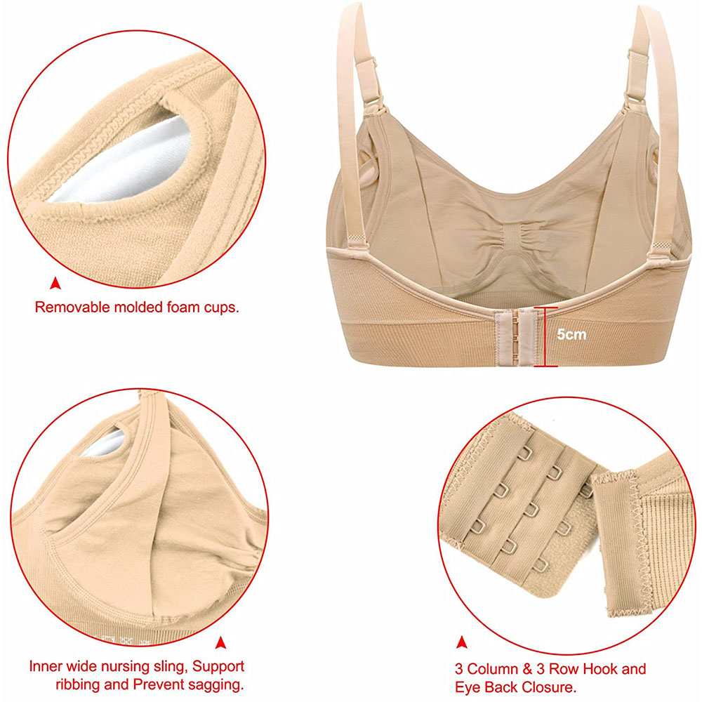Womens Maternity  Nursing Bra  – Sleep Bra Bralette recenzja i cena