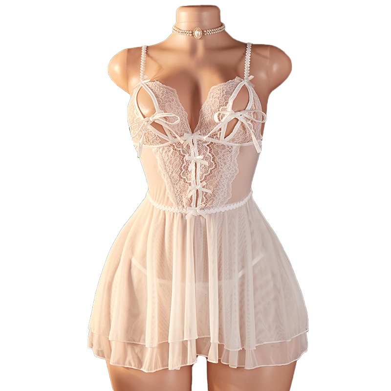 Transparent Sexy Woman Lingeri – Lace Bralette Set recenzja i cena