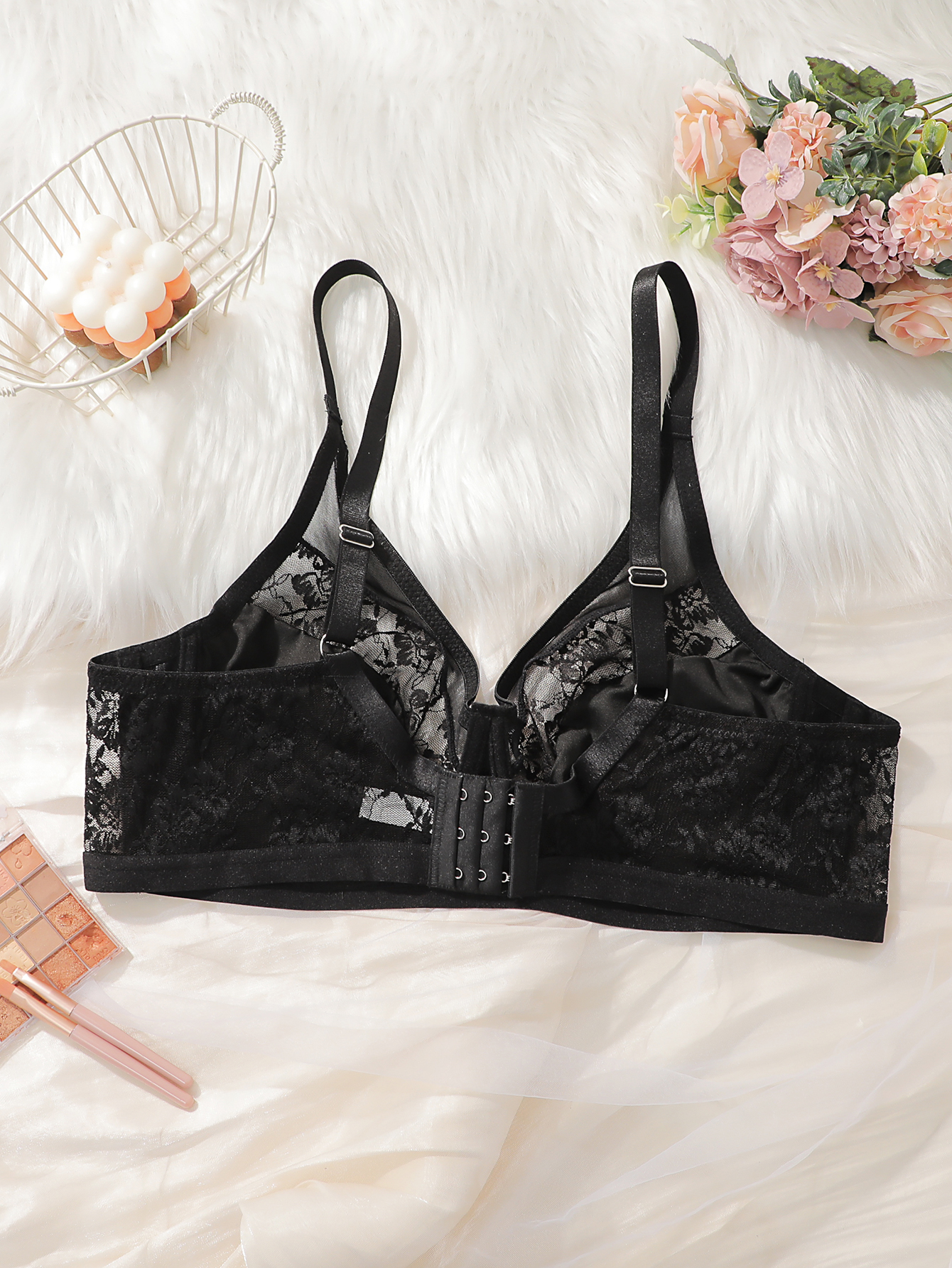 Plus Size Lace Minimizer Bra,  – Minimizer Bra Women recenzja i cena