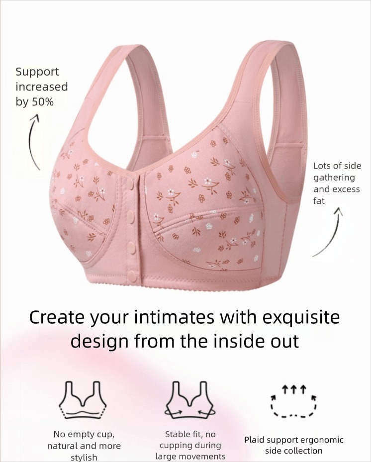 7pcs Elegant Lace Push Up Seam – Full Coverage Bra recenzja i cena