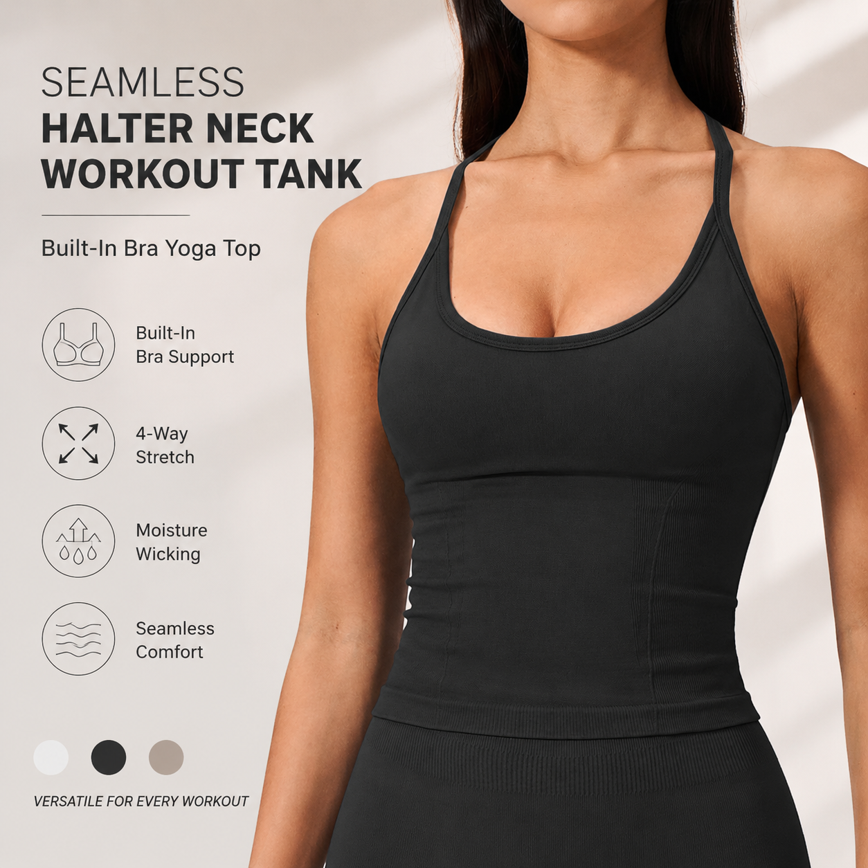 Luxury 2 in 1 Yoga Tank Top wi – T Shirt Bra Seamless recenzja i cena