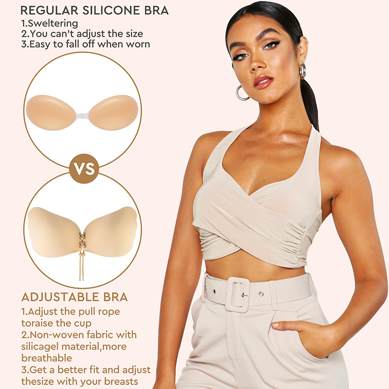 1/2 Pairs Women Summer Backles – Backless Bra Sticky recenzja i cena