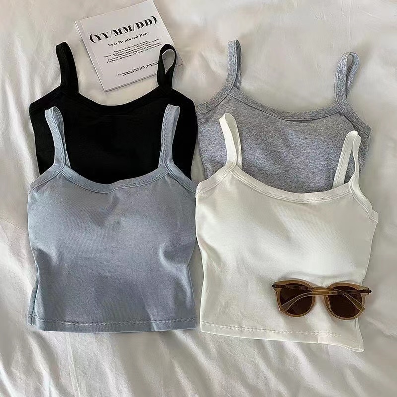 Crop Top Women Sexy Sleeveless – T Shirt Bra Seamless recenzja i cena