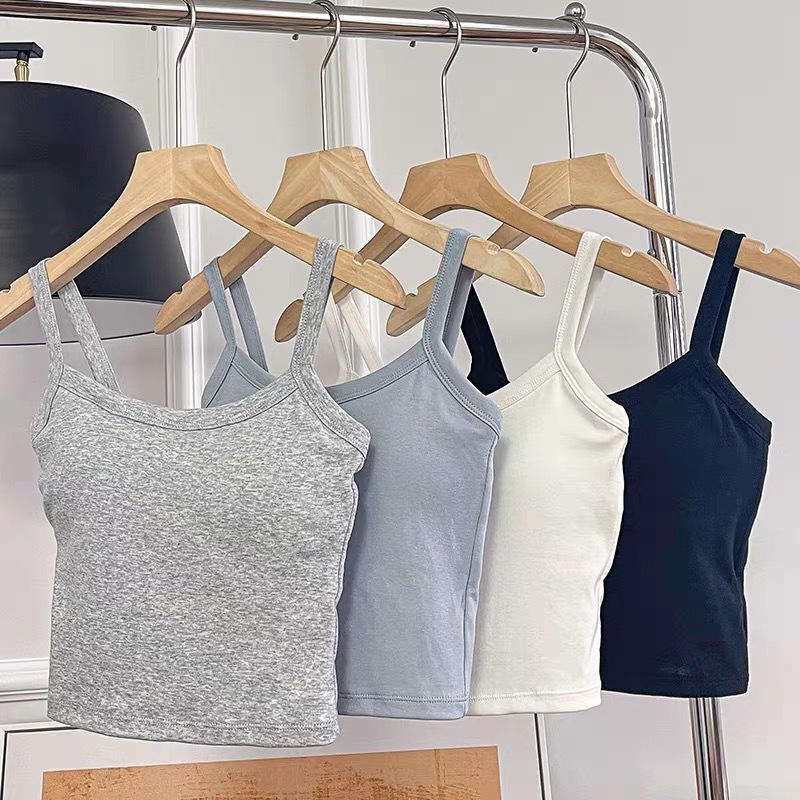 Crop Top Women Sexy Sleeveless – T Shirt Bra Seamless recenzja i cena