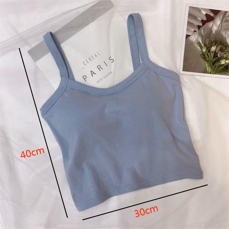 Crop Top Women Sexy Sleeveless – T Shirt Bra Seamless recenzja i cena