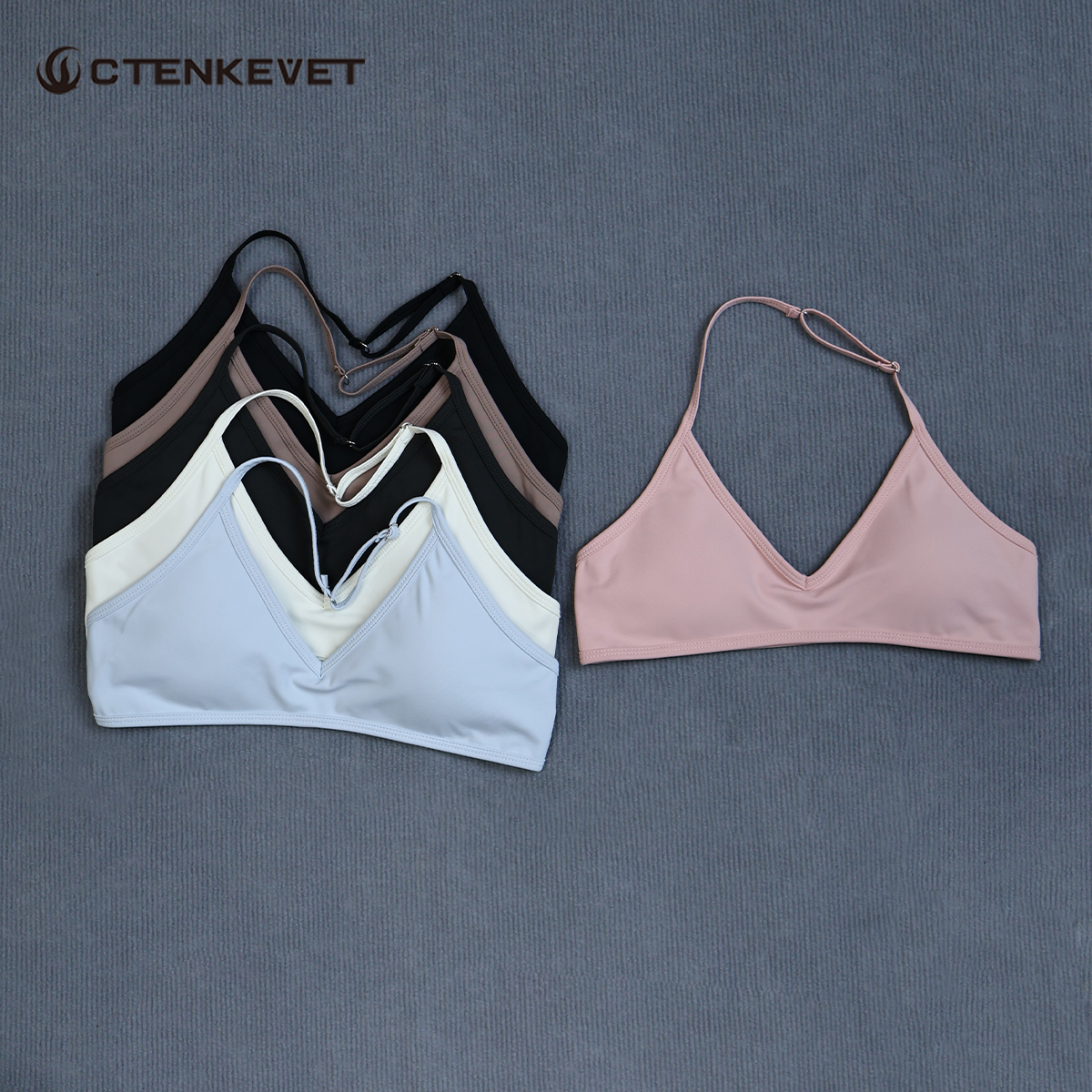 Women's Summer Halter Neck Pad – Sports Bra Racerback recenzja i cena