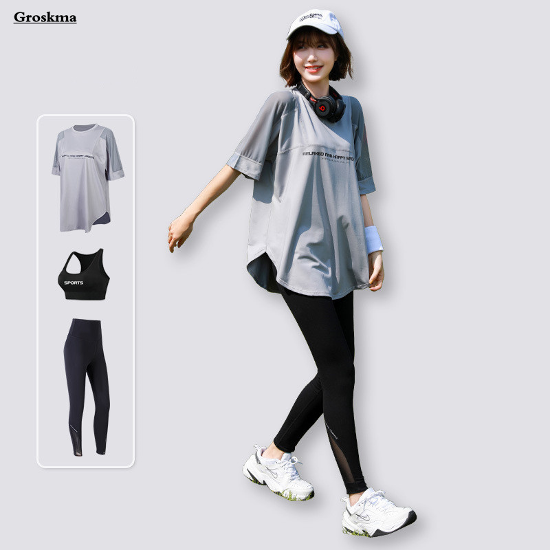 Mesh Loose T Shirt+Bra+Legging – T Shirt Bra Seamless recenzja i cena