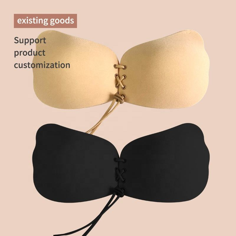 Wing shaped drawstring nude ba – Strapless Bra Adhesive recenzja i cena