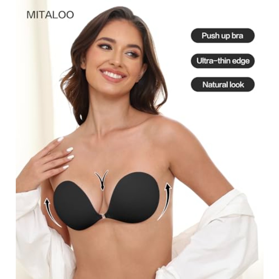 MITALOO Adhesive Bra Invisible – Backless Bra Sticky recenzja i cena