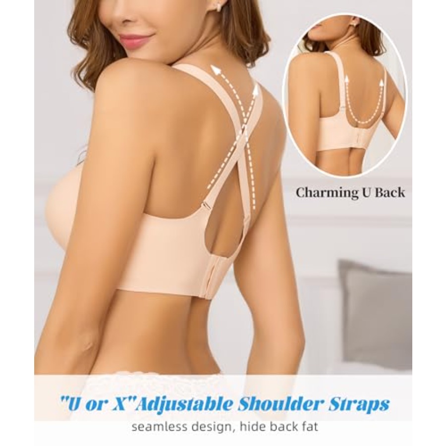 Women Wireless Seamless Bra -  – Full Coverage Bra recenzja i cena
