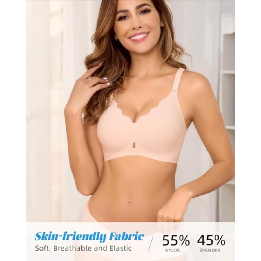 Women Wireless Seamless Bra -  – Full Coverage Bra recenzja i cena