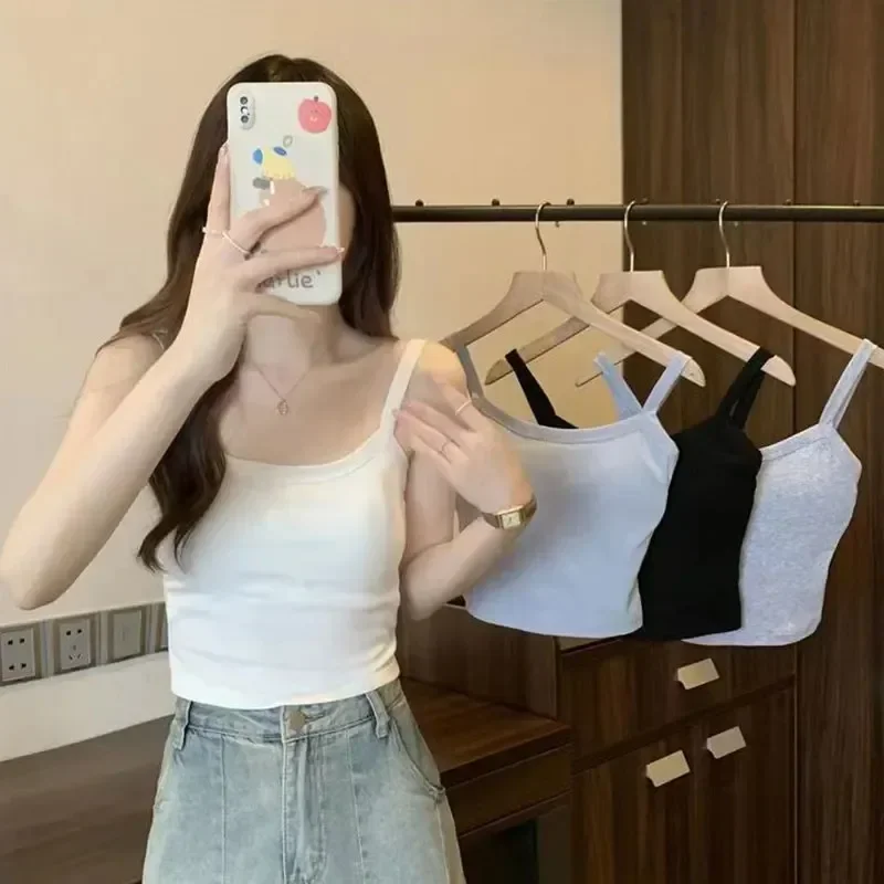 Sexy Sleeveless Crop Top for W – T Shirt Bra Seamless recenzja i cena