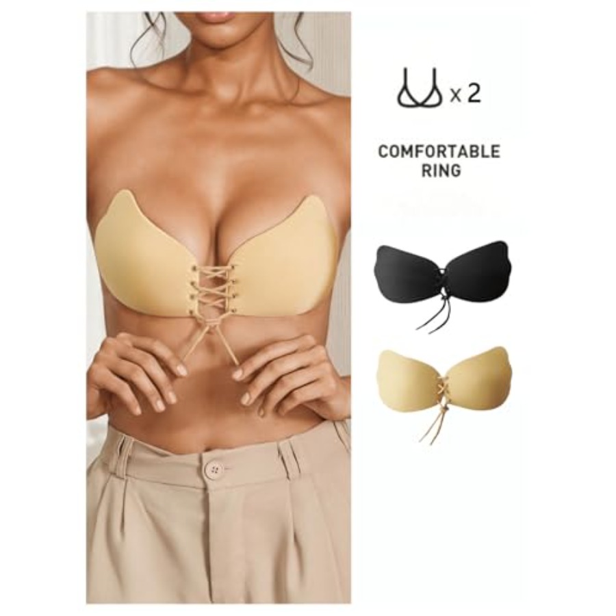 SHENHE Women's 2 Pack Front Cl – Backless Bra Sticky recenzja i cena