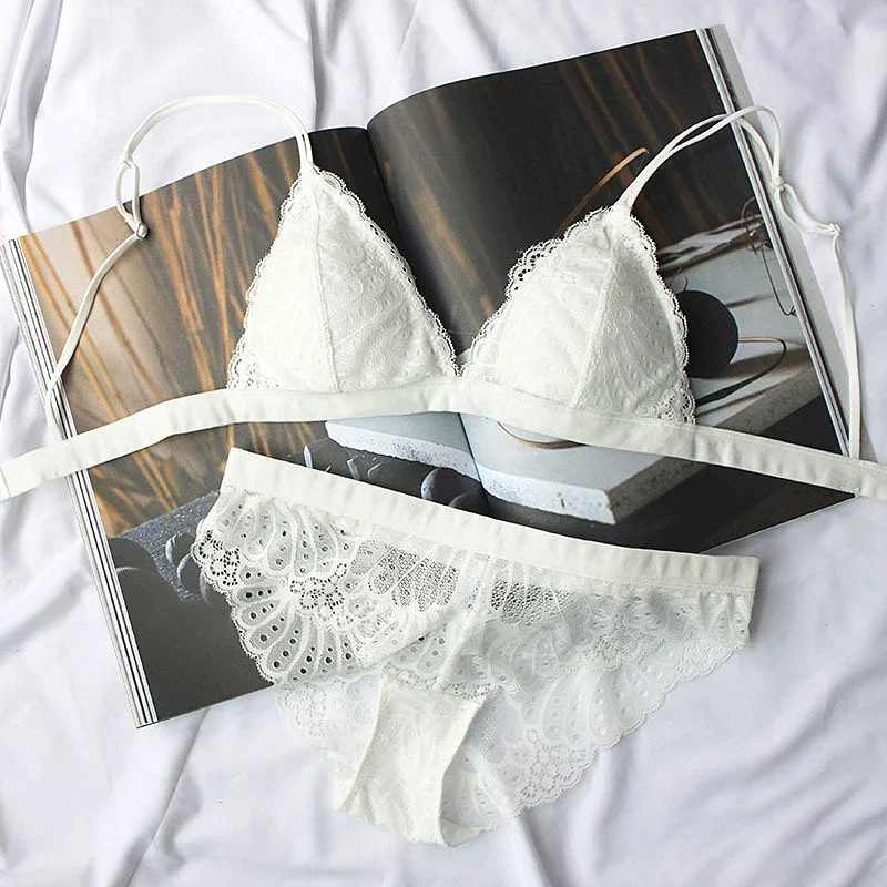 KUCLUTfull lace triangle cup s – Sleep Bra Bralette recenzja i cena