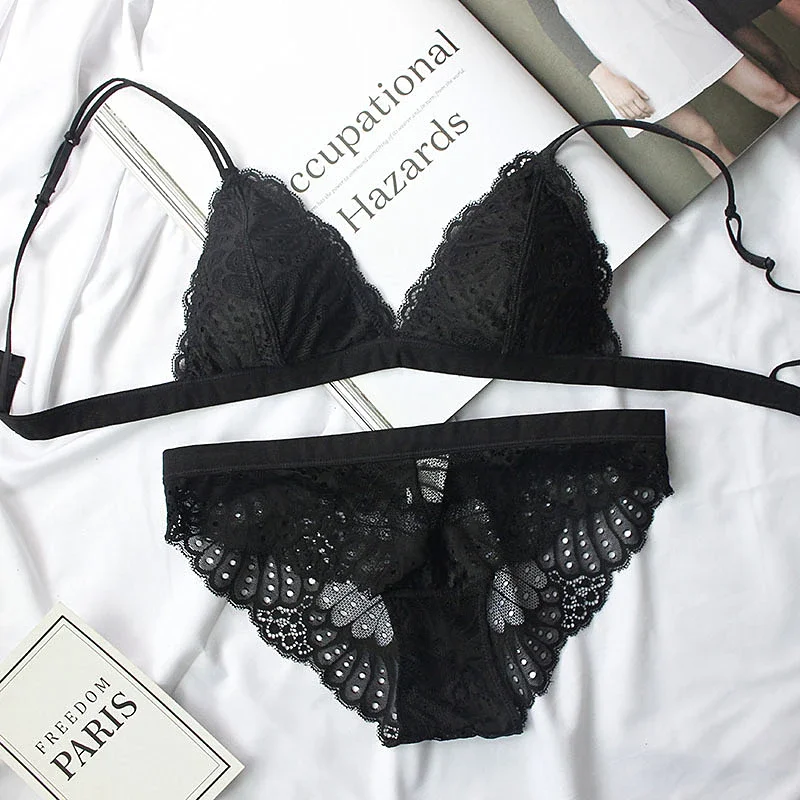 KUCLUTfull lace triangle cup s – Sleep Bra Bralette recenzja i cena