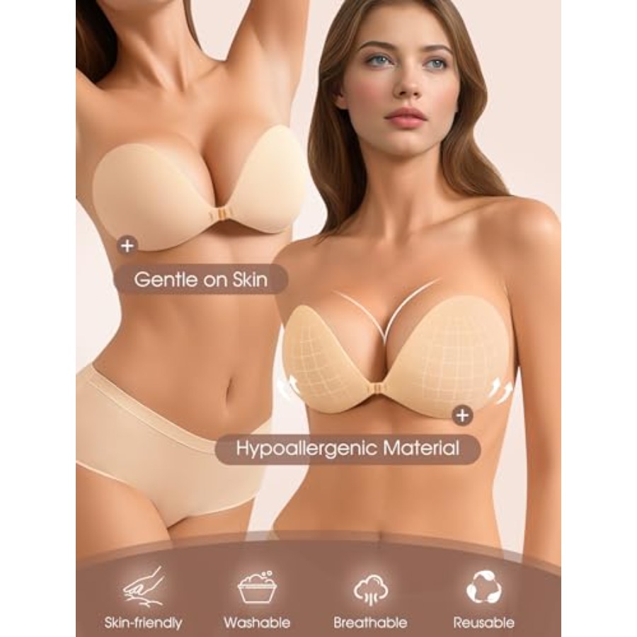 Sticky Bra Push Up Strapless A – Backless Bra Sticky recenzja i cena