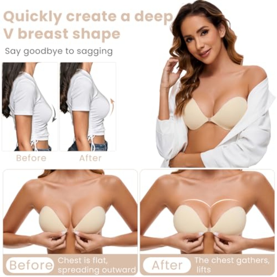 RELIRELIA Women's Sticky Self  – Backless Bra Sticky recenzja i cena