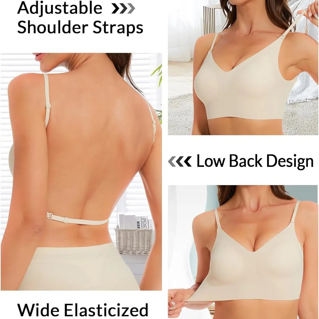 Top RatedSeamlLow Back Bra Sup – Convertible Bra Multiway recenzja i cena